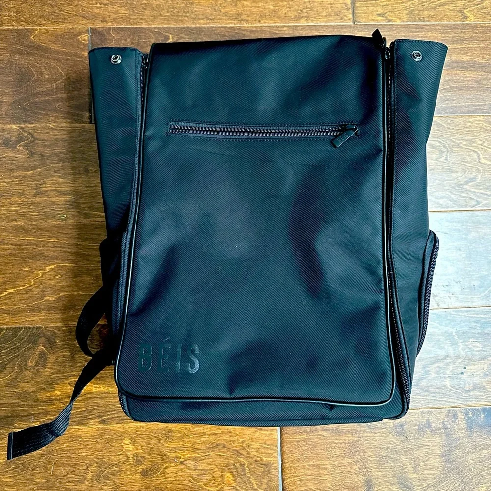 BEIS The Hanging Backpack in Black - Picture 1 of 5